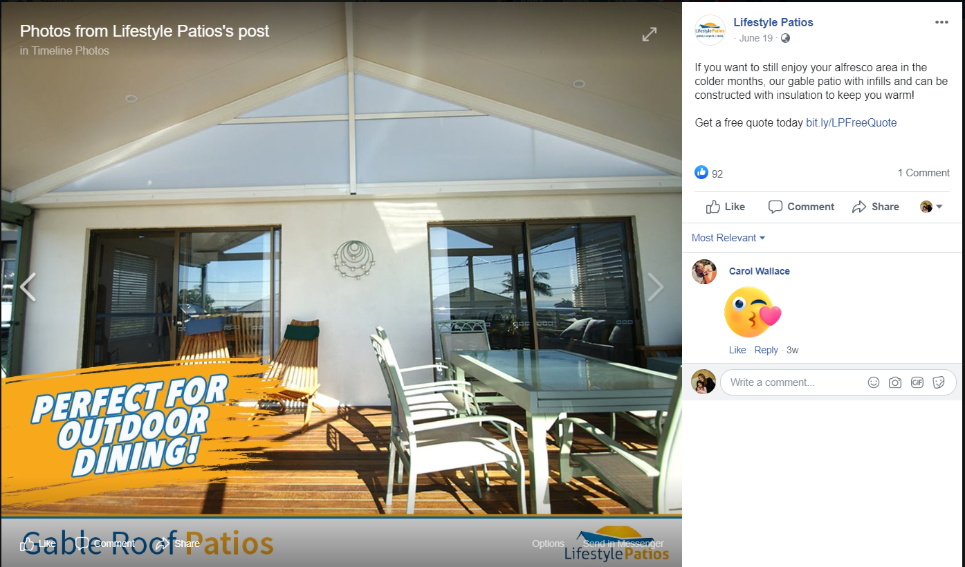 Case Study: Lifestyle Patios. Case Study: Lifestyle Patios.